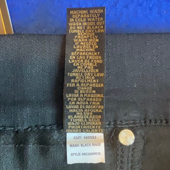 Rachel Roy PEACE Black High-Rise Ankle Skinny Pull On Jeans Size 10/30, NWT - Picture 14 of 14